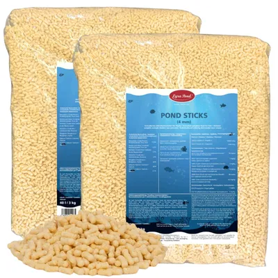 Produktbild von 2 x 40 Liter (6 kg) Lyra Pond® Pond Sticks Fischfutter Teichfutter