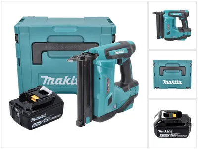Immagine prodotto di Makita DBN 500 T1J Chiodatrice a batteria 18 V / 15-50 mm / 90° in valigetta Makpac + 1x Batteria 5,0 Ah - senza caricabatterie