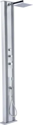 Produktbild von Formidra Hybriddusche "Dada Straight" silber 40 L