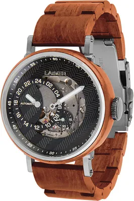 Produktbild von LAiMER Herren Uhr 0210 Arne Apfelholz, Edelstahl