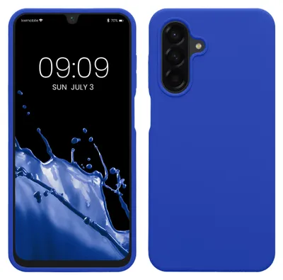 Zdjęcie produktu dla Etui kwmobile do telefonu Samsung Galaxy A26 5G – silikonowe etui – bezprzewodowe ładowanie – etui ochronne w kolorze Baltik Blue