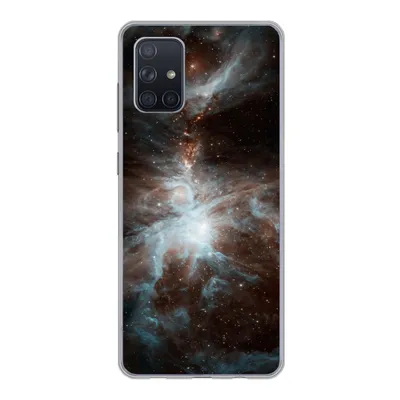 Produktbild von MuchoWow® Handyhülle Schutzhülle Hülle für Samsung Galaxy A51 5G Galaxie - Planet - Sterne Silikon Softcase Handy Hülle - Abbildung