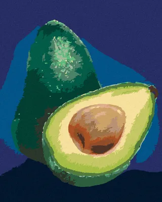 Produktbild von Zuty - Malen nach Zahlen - AVOCADO 2 (MYROSLAVA VOLOSCHUK), 40x50 cm, ohne Keilrahmen
