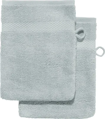 Produktbild von Erwin Müller Waschhandschuh Sindelfingen" 2er-Pack hellgrau 15x21 cm"