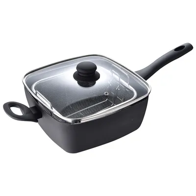 Zdjęcie produktu dla San Ignacio 6926427668545, Kwadrat, Patelni grillowa, Czarny, Aluminium, 4,3 l, Ceramika, Gaz, Halogen, Indukcja, Płyta jednolita