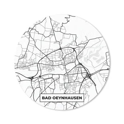 Produktbild von MuchoWow® Mauspad Mousepad Bad-Oeynhausen - Stadtplan - Karte 40x40 cm - Mousepads - Maus Mat - Pad - Mausunterlage - Schreibtisch Accessoires
