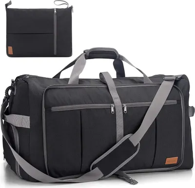 Produktbild von Reistas Große faltbare leichte Sporttasche Wochenendtasche Wasserdichte Reisetaschen mit Schuhfach für Damen Herren Gym Duffle Reisetasche