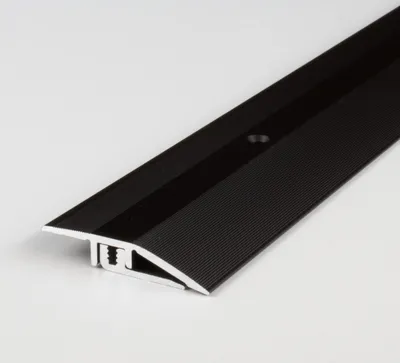 Produktbild von PROVISTON | Ausgleichsprofil | Aluminium eloxiert | Bronze Dunkel | Breite 21 mm | Höhe 5 - 9 mm | Länge 1000 mm | Gebohrt | Anpassungsprofil | Übergangsprofil | Bodenprofil | Metallprofil | 1 Stück