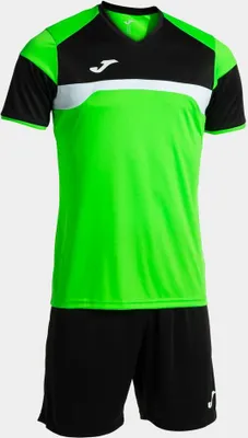 Produktbild von Joma danubio iii sportset 4xs - fluor grün/schwarz
