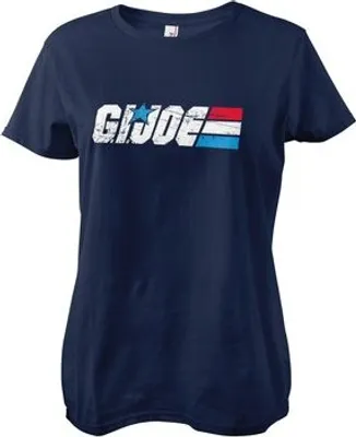 Produktbild von G.I. Joe Washed Logo Girly Tee - X-Large - Navy