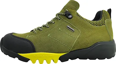Immagine prodotto di Scarpe da trekking da donna Waldläufer H-Amiata, modello stringato, sportive, colore verde, ideali per escursioni