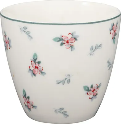 Produktbild von Greengate Jalia Latte Cup white 0,35l