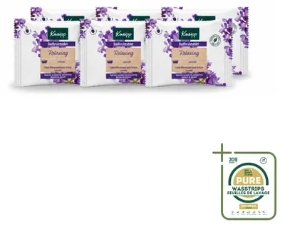 Imagen del producto de 6 tabletas de baño Kneipp con aroma a lavanda - Paquete de suministro - 6 unidades