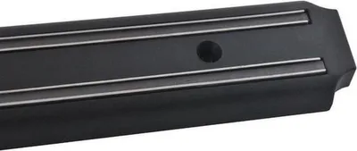 Productafbeelding van CHPN - Messersleuf - Magnetische messersleuf - Messermagneet - Messermagneet - Wandmontage - Magnetisch - Zwart - 1 stuk