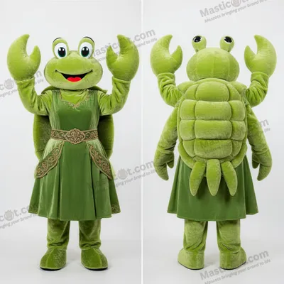 Obrázok produktu pre Zelený maskot, roztomilý krabí maskot