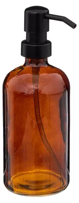 Produktbild von Seifenpumpe aus em Glas 450 ml Five® - Braun