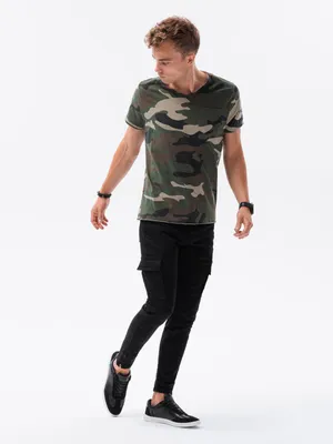 Immagine prodotto di Ombre Clothing Maglietta da uomo a maniche corte Bethan khaki S