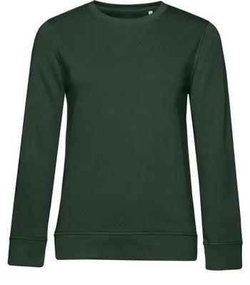 Produktbild von B&C - "Organic Inspire" Sweatshirt Rundhalsausschnitt für Damen FK3261 (XL) (Tannengrün)