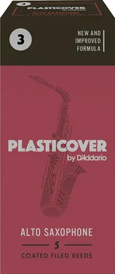 Produktbild von D'Addario Plasticover Alto Saxophone 3.0, Gerades Reet, Altsaxophon, Zuckerrohr, Kunststoff, 5 Stück(e), Box