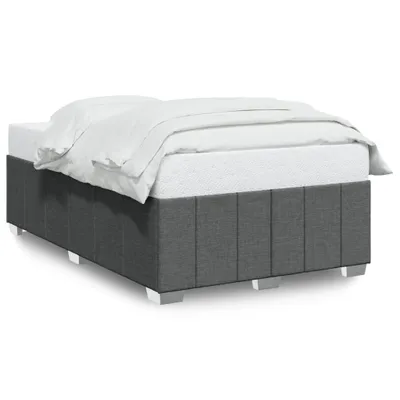 Immagine prodotto di vidaXL Struttura letto senza materasso grigio scuro 120x190 cm tessuto