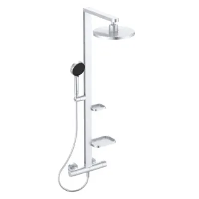 Immagine prodotto di Set doccia Ceratherm Alu+ silver con termostato doccia