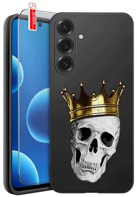 Productafbeelding van Beschermhoezen voor de Samsung A27 5G – Designs | Mat siliconen hoesje + 9H-glas
