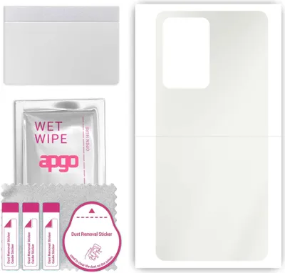 Produktbild von apgo Rückseite Schutzfolie, Matt, kompatibel mit Xiaomi Civi 2, Hinten Hydrogel-Displayschutzfolie mit Positionierhilfe, kratzfest, einfache Montage