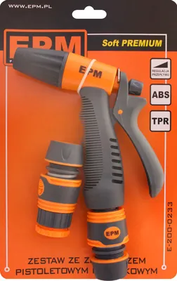 Produktbild von Kunststoff-Spritzpistole + 3 Tpr-Anschlüsse - E-200-0233