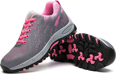 Produktbild von Herren- und Damen-Sicherheitsschuhe, Arbeitsschuhe, leicht, sportlich, atmungsaktiv, Schutzschuhe, Stahlkappen, Sportschuhe, rutschfeste Sport-Sicherheitsschuhe