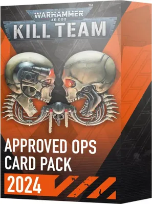 Immagine prodotto di Warhammer 40,000 Kill Team Approved Ops Card Pack 2024 Inglese