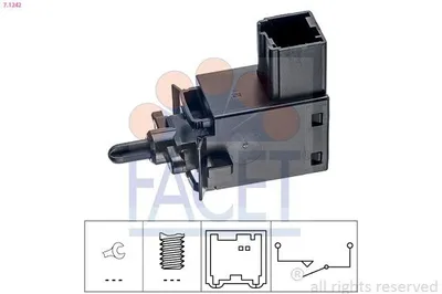 Produktbild von FACET Kupplungsschalter (GRA) 7.1242 für OPEL Mokka / Mokka X (J13) mechanisch