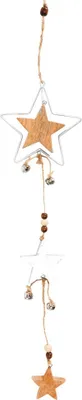 Produktbild von TrendLine Weihnachtsanhänger Holz 60 cm natur-weiß
