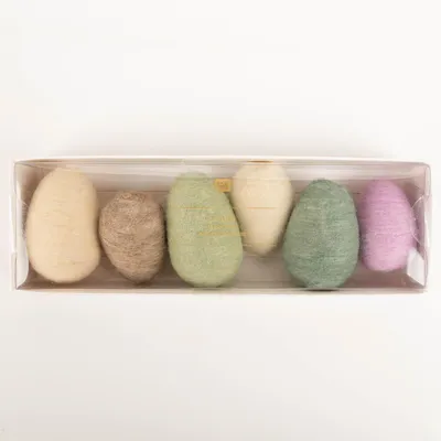 Obrázek produktu pro Filzei, žlutá/zelená, 5xØ3,5 cm / 6xØ4 cm, 6 kusů