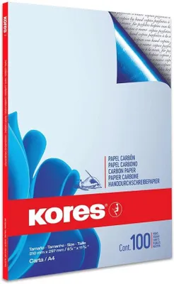 Productafbeelding van Blauw Carbonpapier A4 - Herbruikbaar en Vlekvrij, 100 Vellen