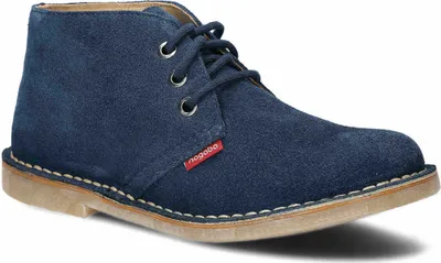 Produktbild von NAGABA Boots Herren Lederschuhe mit Leder-Einlegesohle, Dunkelblau, 45