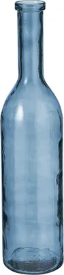 Produktbild von Mica Decorations Rioja Glasflasche - H75 x Ø18 cm - Recyceltes Glas - Hellblau