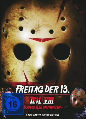 Produktbild von BR+DVD Freitag der 13. Teil 8 - 3-Disc Limited Special Edition Mediabook