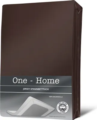 Produktbild von Jersey Spannbettlaken Spannbetttuch Baumwolle 90x200 140x200 180x200 & Topper..., Größe:140 - 160 x 200 cm, Farbe:Braun
