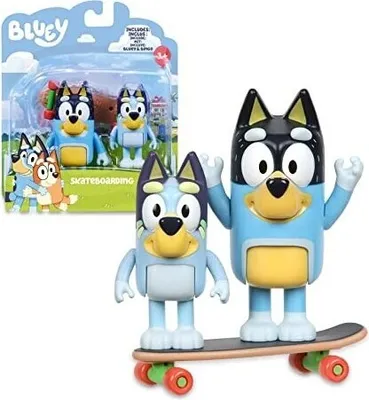 Produktbild von Famosa Figürchen Bluey 6 cm Pack 2 Figürchen 4 Mod. sdos, BLY00000 FAMOSA