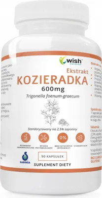 Zdjęcie produktu dla Kozieradka Wish 600mg 90 kapsułek