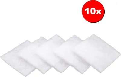Produktbild von Trade-Shop Ersatz-Filter Luftfilter (10 Stück) kompatibel mit Lunos Badlüfter Ventilator Lüfter, Ersatz für Lunos Typ 2/FB, 33286 / 90x90mm