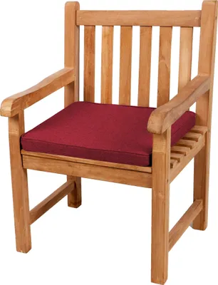 Image de Coussin d'assise pour banc, balançoire de jardin, siège, lisse. FK5 (45x45x5, rouge)