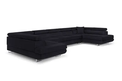 Produktbild von Ecksofa mit Schlaffunktion und Bettkasten PASTI XXL U-Form, Couch, Eckcouch für Ihr Wohnzimmer, Boucle Quelle 29