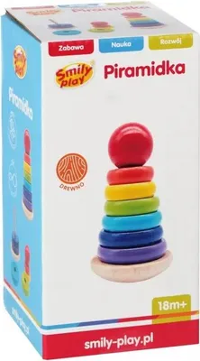 Immagine prodotto di Piramide di legno WańkaWstańka SmilyPl.SPW84945 49450