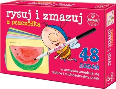 Zdjęcie produktu dla Rysuj I Zmazuj Z Pszczolka 61984