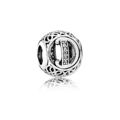 Immagine prodotto di Perla - Argento sterling, zircone - Lettera D