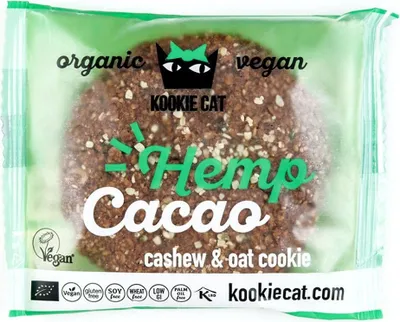 Obrázok produktu pre Kookie Cat Hemp Cacao, Sušienka, kakao, 50 g, Kolo, CE, 504 kcal