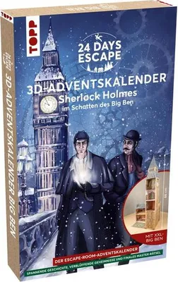 Zdjęcie produktu dla ESCAPE 3D advent shell. Sherlock Holmes