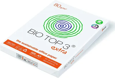 Image de TOP 88008659TOP 3® extra - A3, 80 g/qm, blanc naturel, sans bois, 500 feuilles