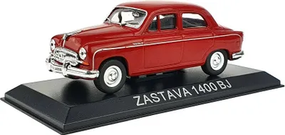 Produktbild von ZASTAVA 1400 BJ 4-türige Limousine 1950 rot im Blister verkauft, MAGLCZAS1400, Maßstab1/43, IXO